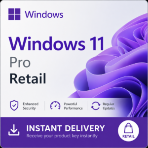 Windows 11 Pro Retail Key Online Activation Instant Email Delivery