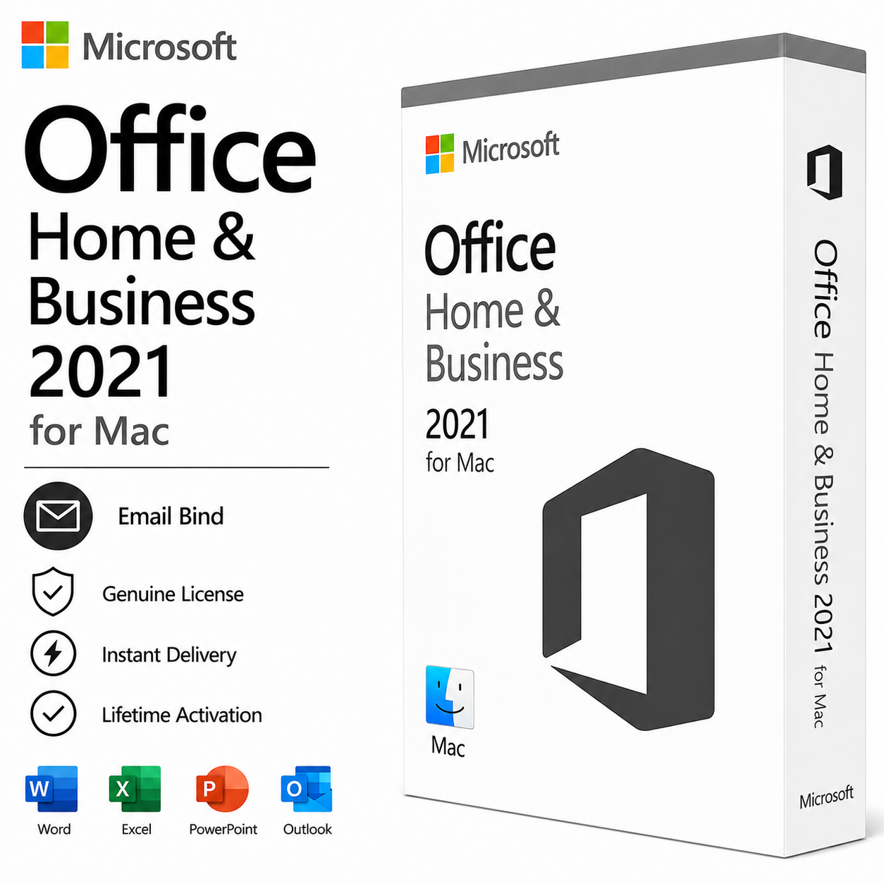 Office Home & Business 2021 for MAC Bind License